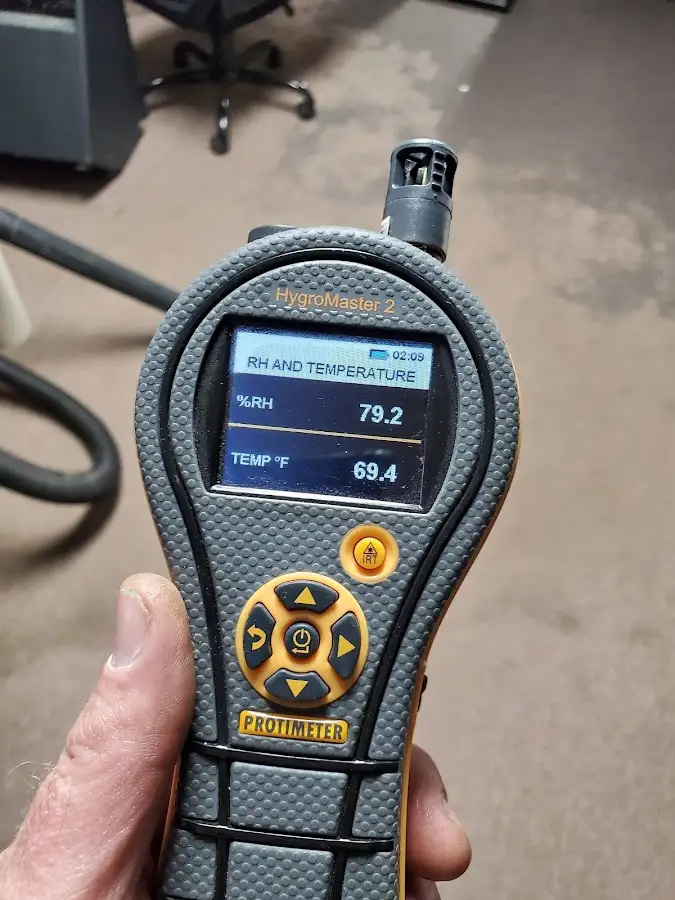 Moisture meter humidity assessment for Fire & Smoke Damage Restoration in Wheaton